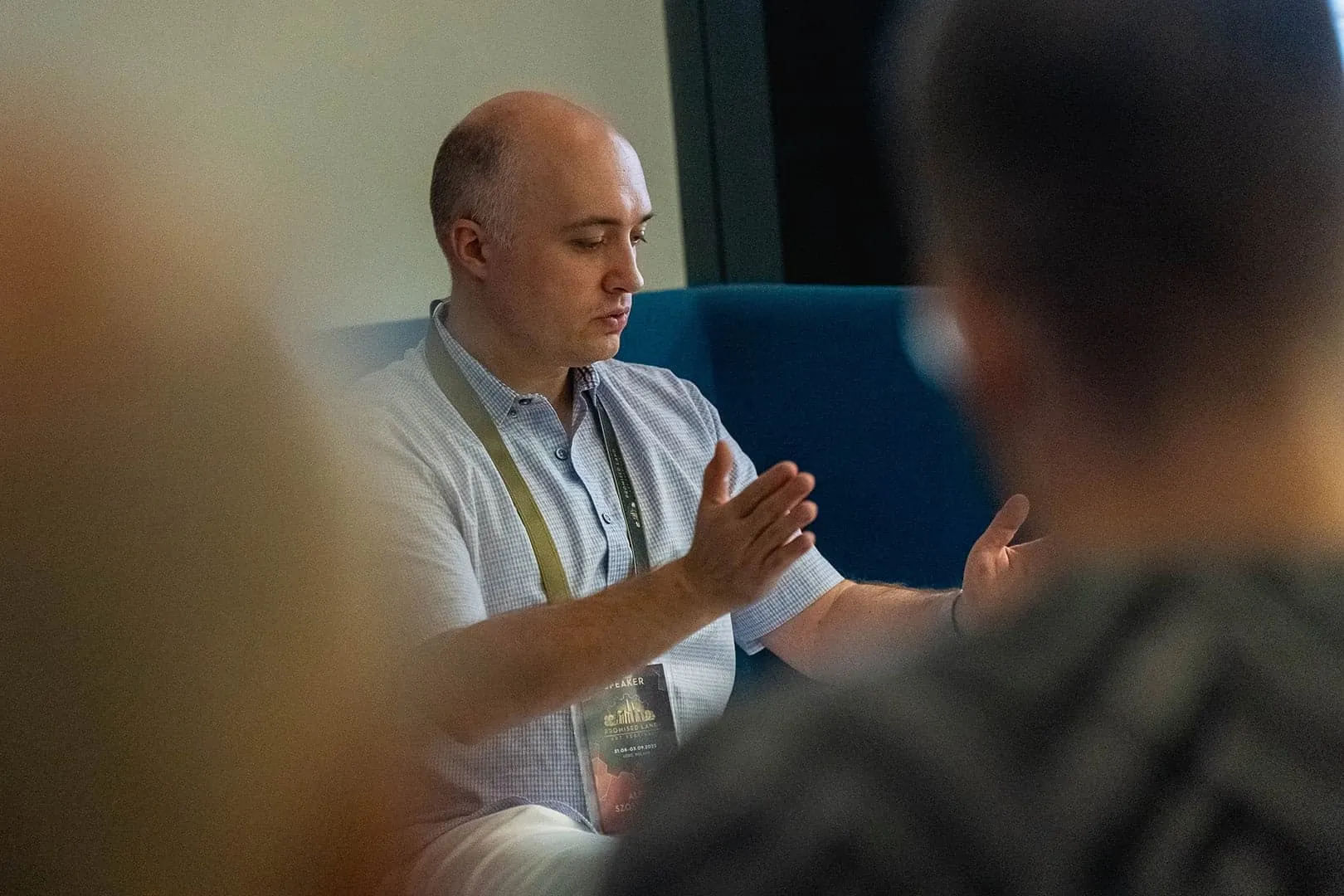 Interactive workshop session with Albert Szostkiewicz at Promised Land Festival