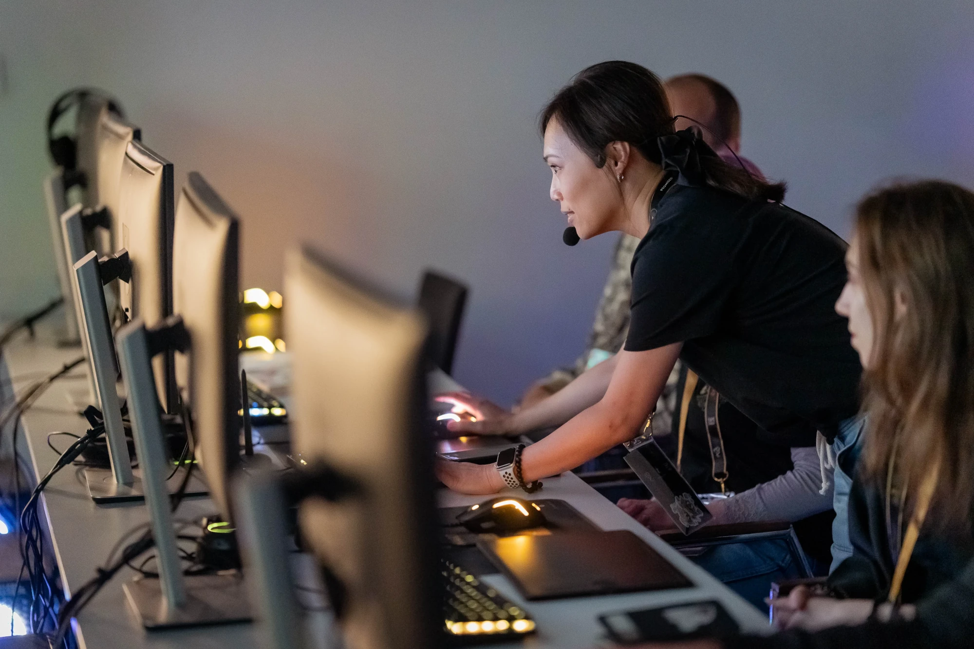 Alyssa ZÃ¡rate presenting creative leadership workshop at Promised Land Festival